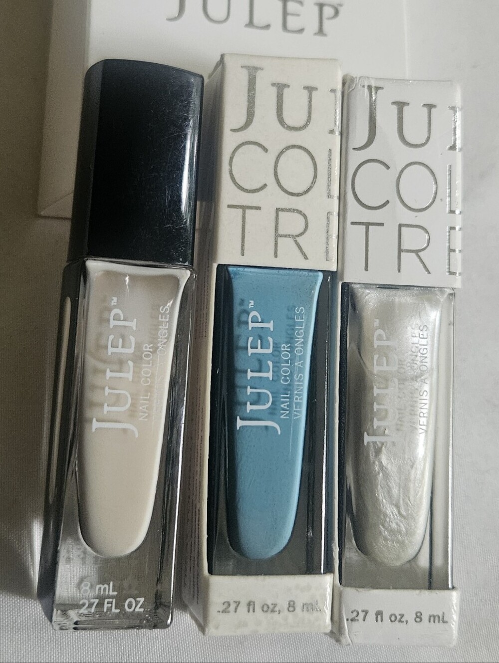 NEW In Box Julep Nail Polish Set Of 3 Bottles (0.27 Oz) Gemma, Isla, Kai